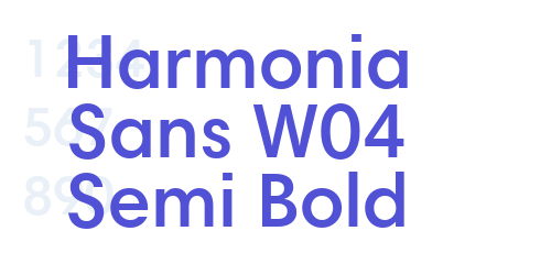 Harmonia Sans W04 Semi Bold