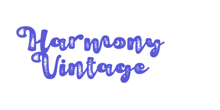 Harmony Vintage Font Download