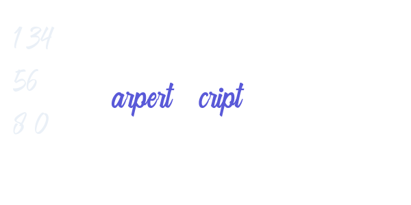 Harpert Script font free