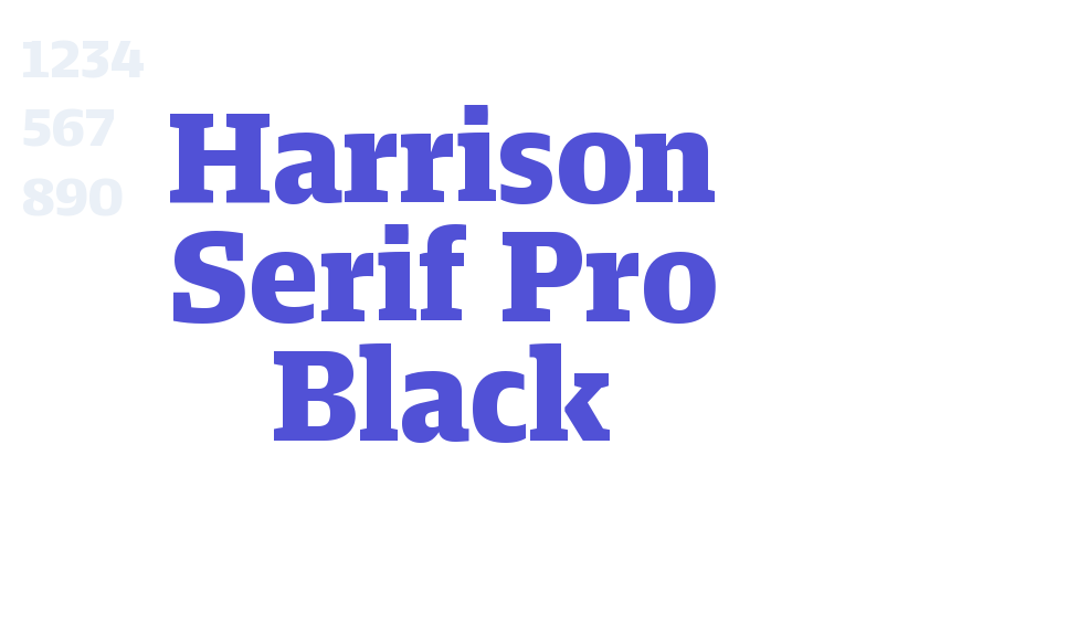 Harrison Serif Pro Black-font-download