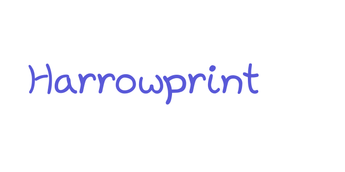 Harrowprint Font Download