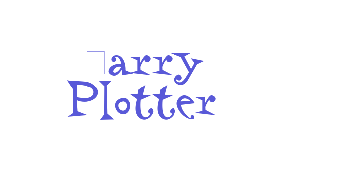 Harry Plotter Font Download