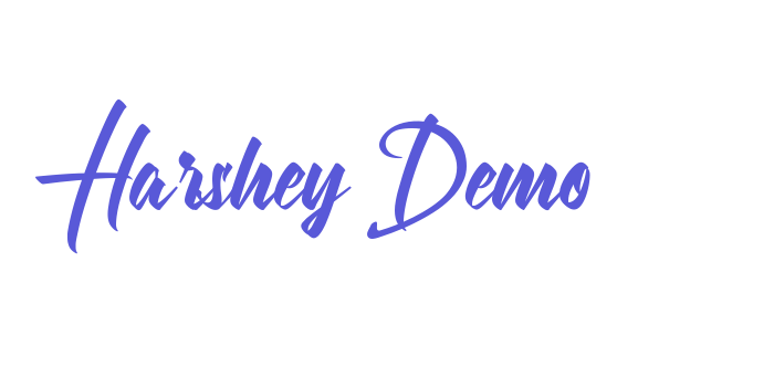 Harshey Demo Font Download