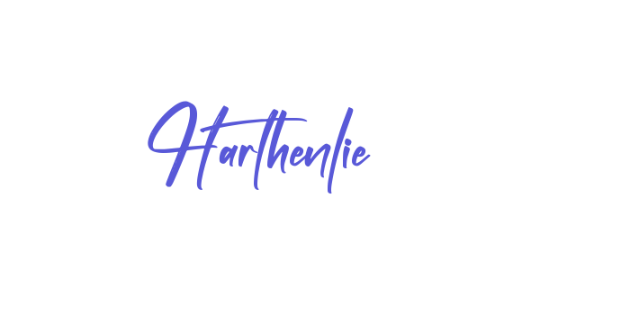 Harthenlie Font