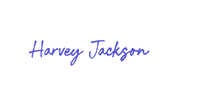 Harvey Jackson Font Download