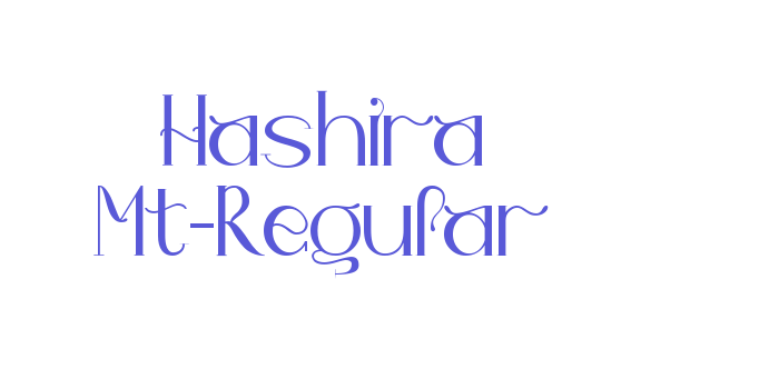 Hashira Mt-Regular Font Download