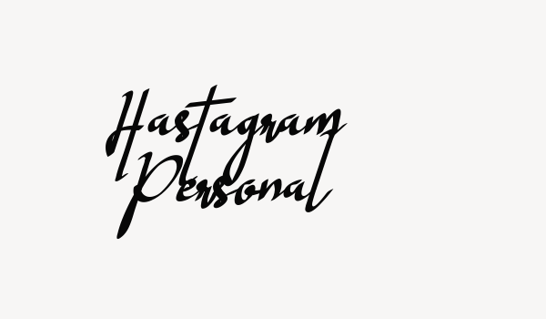 Hastagram Personal Font