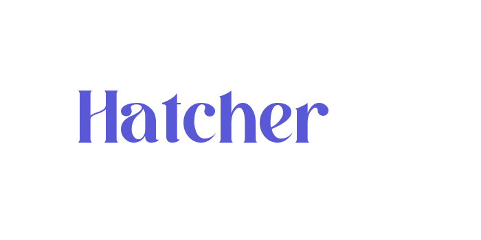 Hatcher Font Download