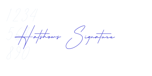 Hatshows Signature-font-download
