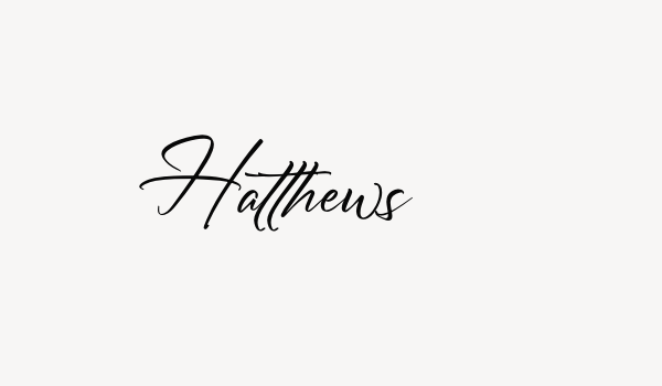 Hatthews Font