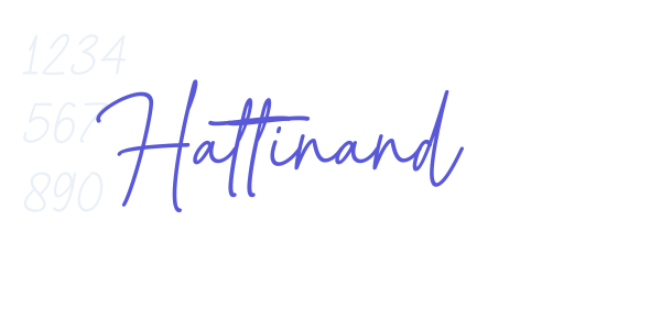 Hattinand font