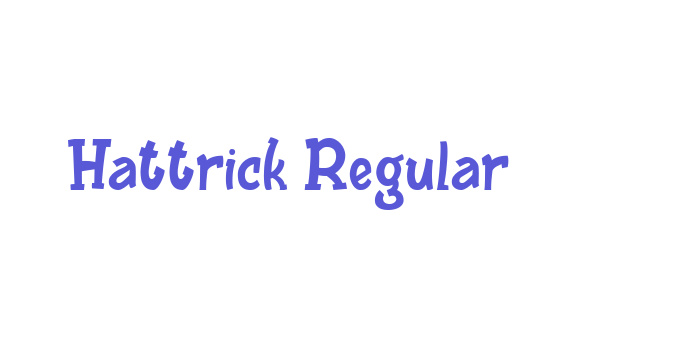 Hattrick Regular Font Download