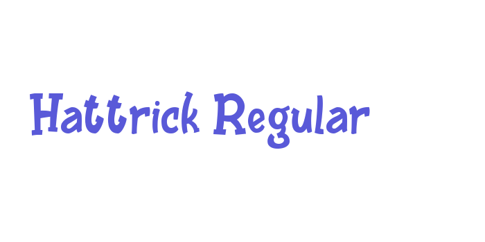 Hattrick Regular Font