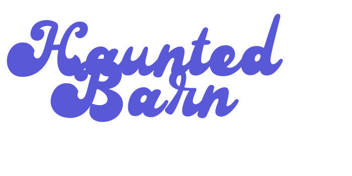 Haunted Barn Font Download