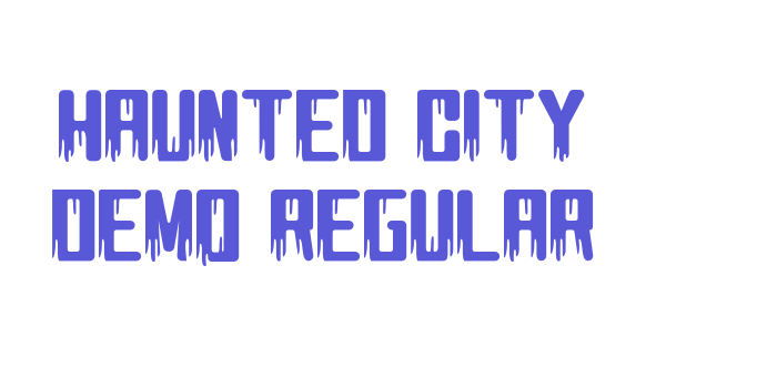 Haunted City DEMO Regular Font