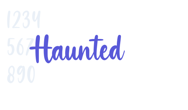 Haunted Font