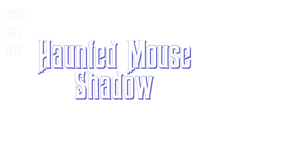 Haunted Mouse Shadow-font-download