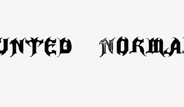 Haunted-Normal Font