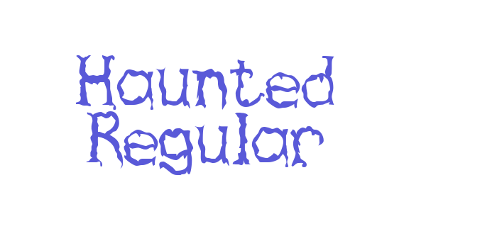 Haunted Regular Font Download