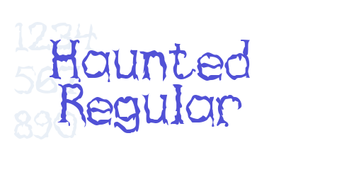 Haunted Regular-font-download