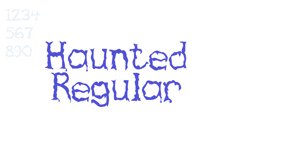 Haunted Regular-font-download