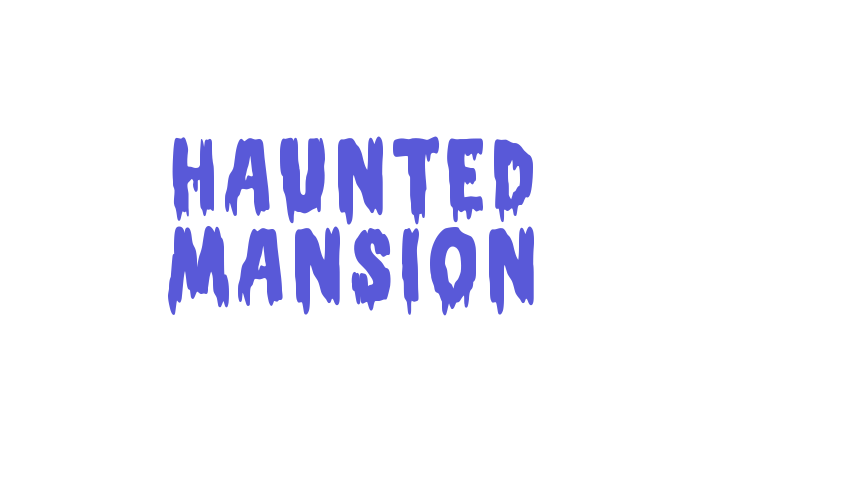 Haunted mansion Font Download