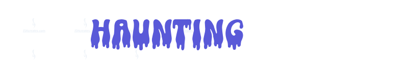 Haunting font download