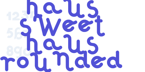 Haus Sweet Haus Rounded-font-download