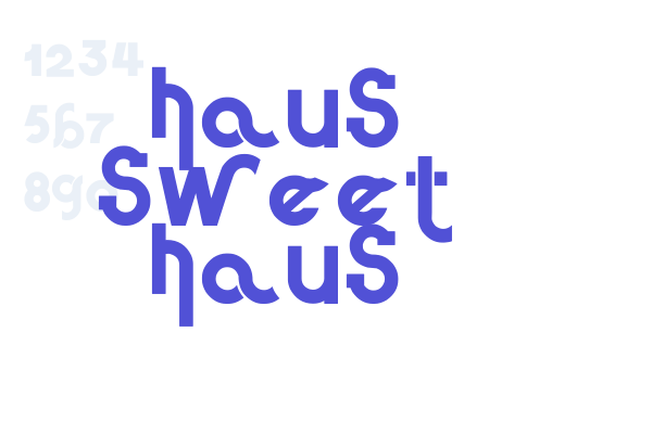 Haus Sweet Haus Font Download