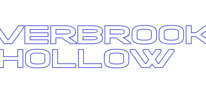 Haverbrooke Hollow Font Download