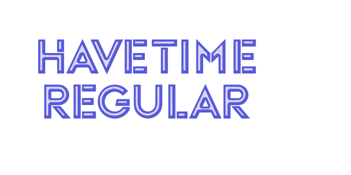 Havetime Regular Font