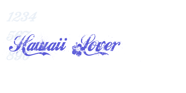 Hawaii Lover font free