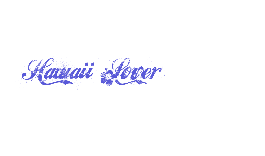 Hawaii Lover Font