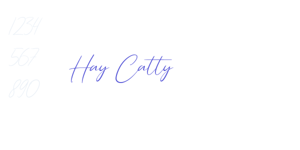 Hay Catty font free