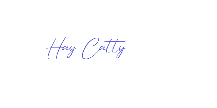 Hay Catty Font