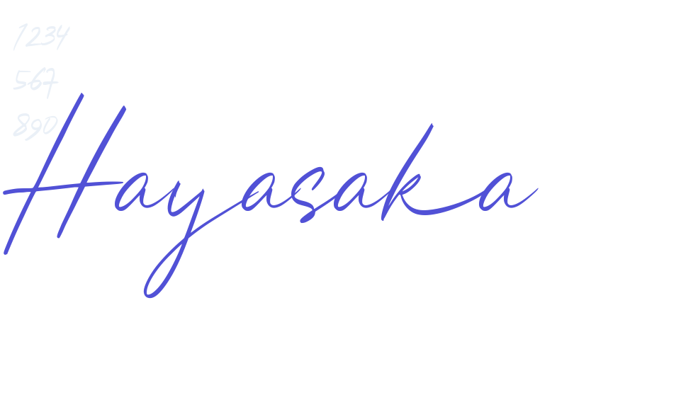 Hayasaka-font-download