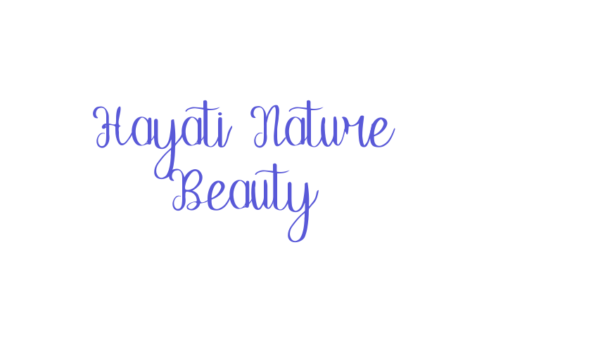 Hayati Nature Beauty Font