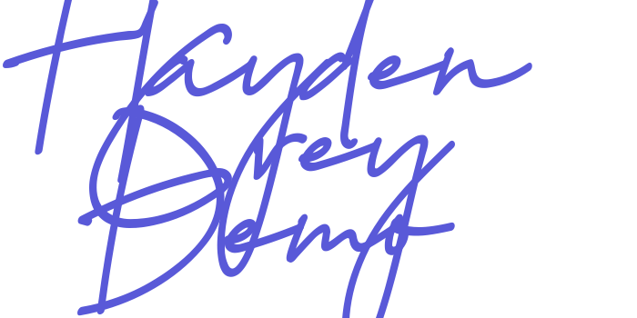 Hayden Grey Demo Font