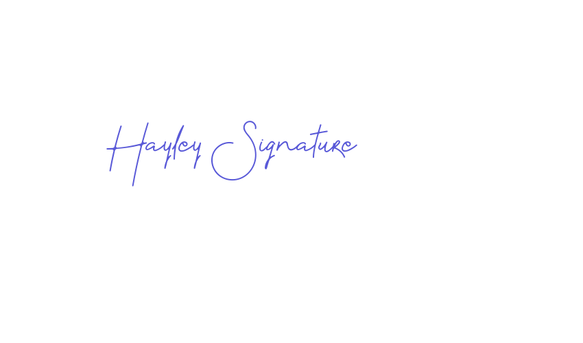 Hayley Signature Font Download