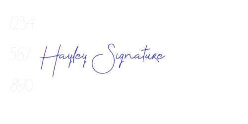 Hayley Signature-font-download