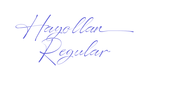 Hayollan Regular Font