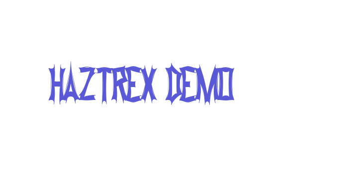 Haztrex Demo Font Download