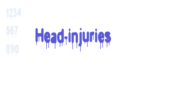 Head-injuries font free