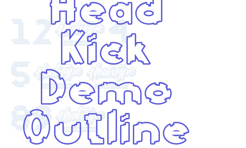 Head Kick Demo Outline Font Download