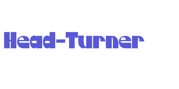 Head-Turner Font Download