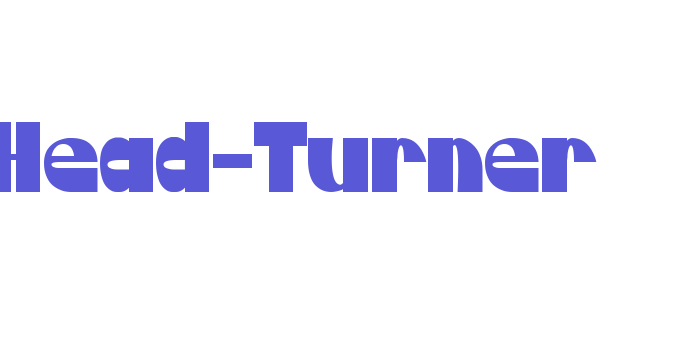 Head-Turner Font