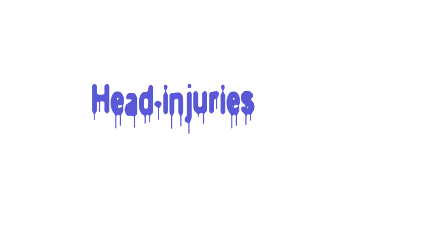 Head-injuries Font Download