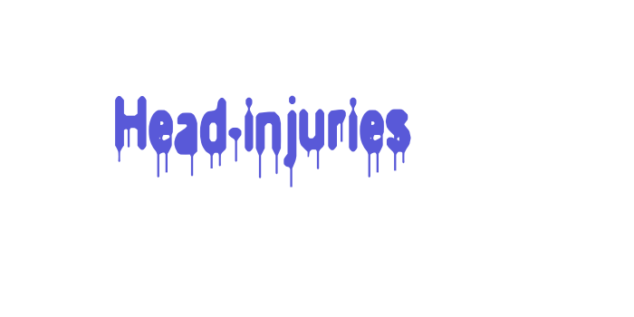 Head-injuries Font