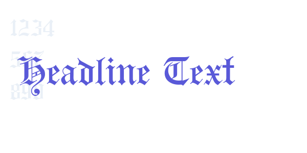 Headline Text font free