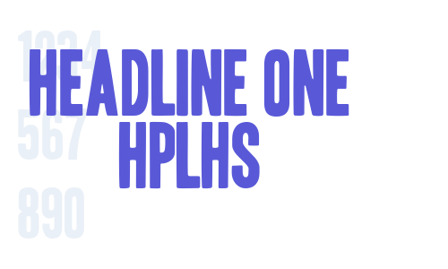 Headline One HPLHS Font